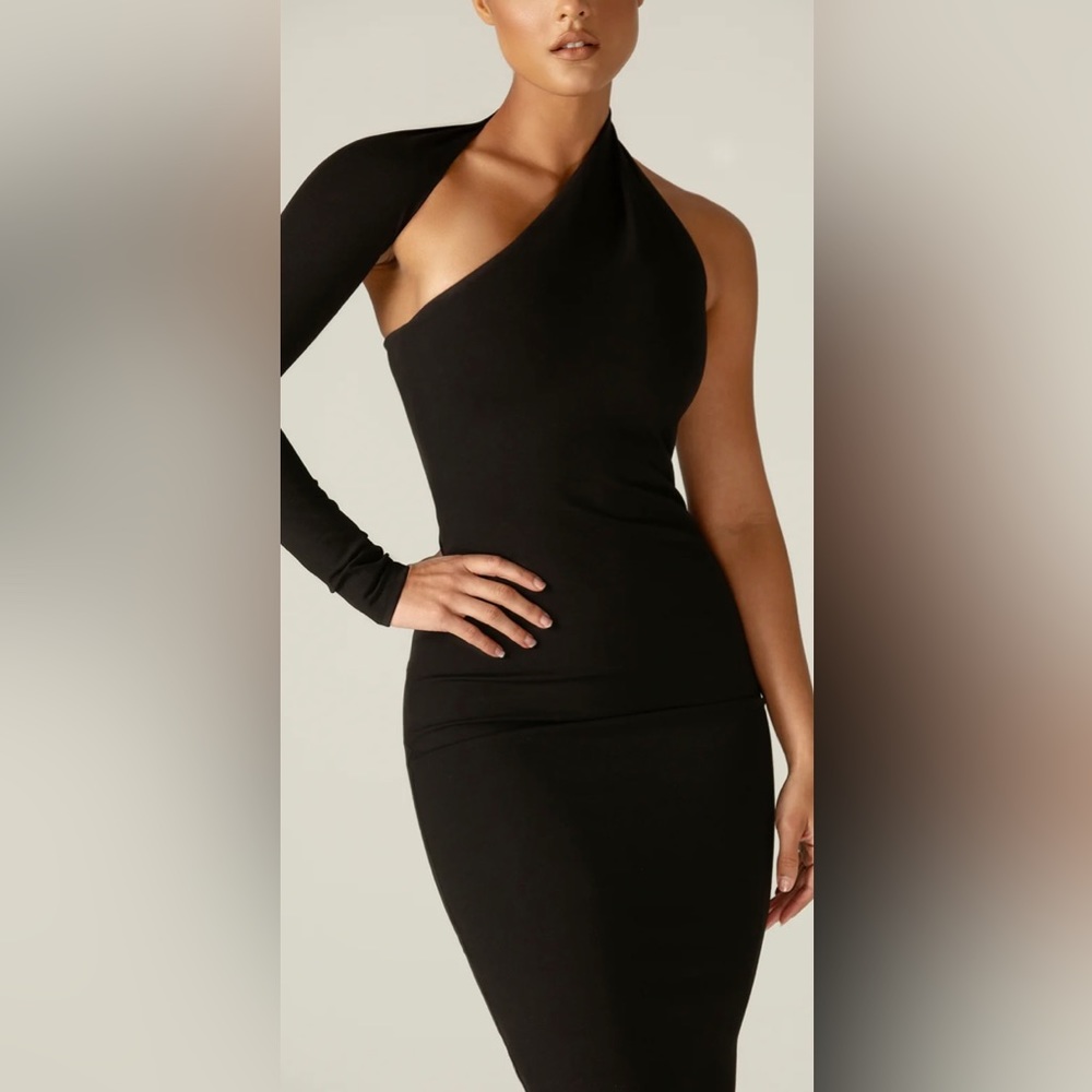 ALIEVA - Dasha Modern Dress-BLACK S